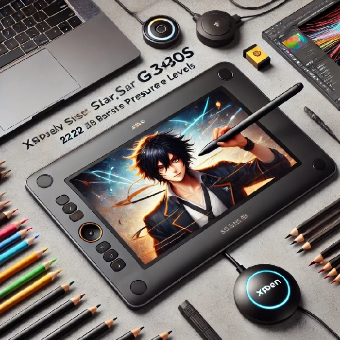 XPPen Star G430S Grafična tablica USB brez baterij